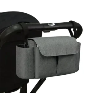 BOLSA ORGANIZADORA GRIS PARA CARRUAJE