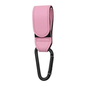 GANCHO COLGADOR DE CUERO (PU) ROSADO