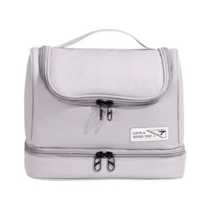 COSMETIQUERA DOBLE TOKIO GRIS