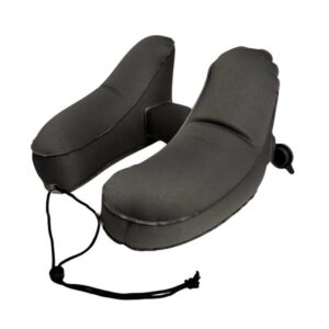 Almohada Cervical Inflable Ergonómica Tipo H con Soporte 360° – Gris
